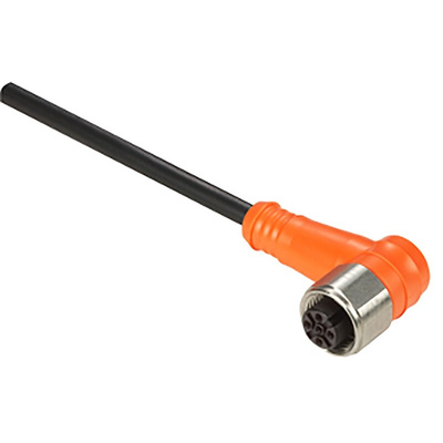 Telemecanique Sensors Right Angle Female 4 way M12 to Unterminated Sensor Actuator Cable, 10m