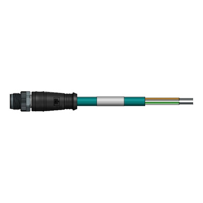 Molex Straight Male 5 way M12 to Unterminated Sensor Actuator Cable, 5m
