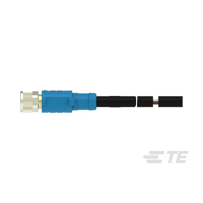 TE Connectivity Straight Female 4 way M8 to Unterminated Sensor Actuator Cable, 500mm