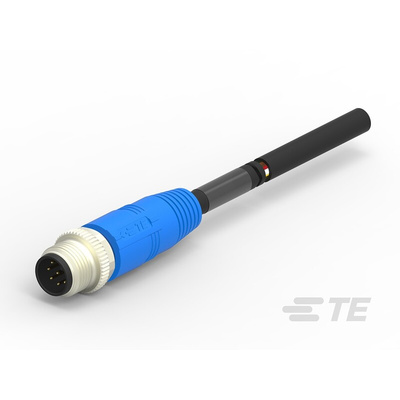 TE Connectivity Male 8 way M12 to Sensor Actuator Cable