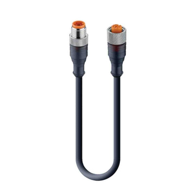 Lumberg Automation Straight 4 way M12 to Unterminated Sensor Actuator Cable, 6m