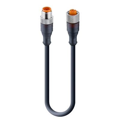 Lumberg Automation Straight Female 4 way M8 to Unterminated Sensor Actuator Cable, 15m