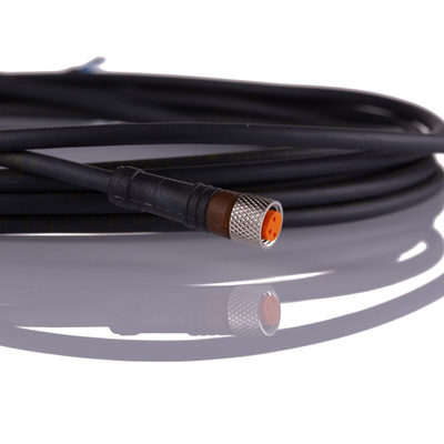 Lumberg Automation Straight Female 3 way M8 to Female Unterminated Sensor Actuator Cable, 5m