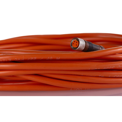 Lumberg Automation Straight Female 4 way M8 to Unterminated Sensor Actuator Cable, 10m