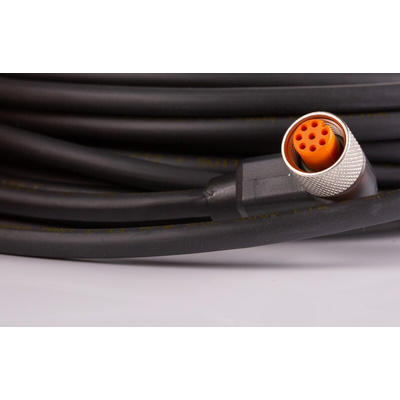 Lumberg Automation Right Angle Female 8 way M12 to Unterminated Sensor Actuator Cable, 10m