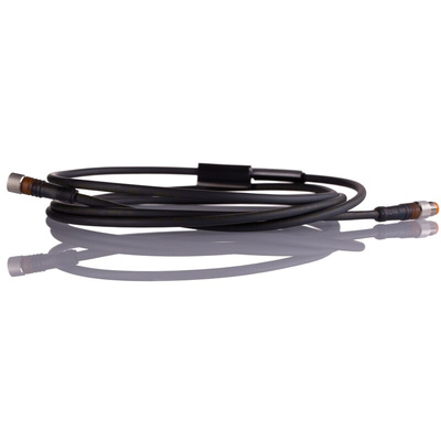 Lumberg Automation Straight Male 4 way M8 to Straight Female 4 way M8 Sensor Actuator Cable, 2m