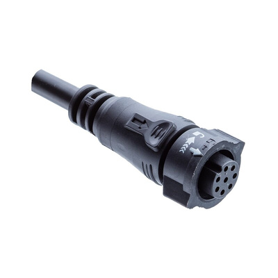 Amphenol Straight Female 4 way X-Lok B Size to Unterminated Sensor Actuator Cable, 1m