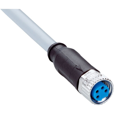 Sick Female 4 way M8 to Unterminated Sensor Actuator Cable, 2m