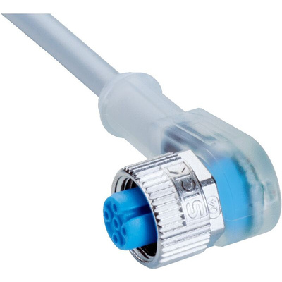 Sick Female 4 way M12 to Unterminated Sensor Actuator Cable, 2m