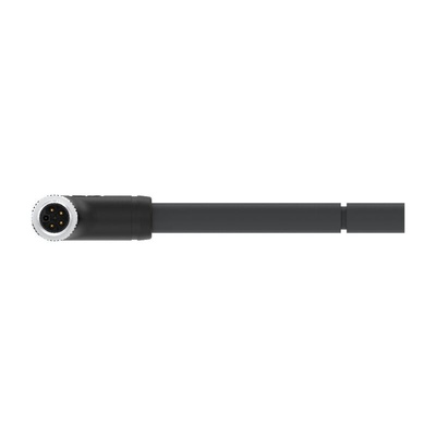 TE Connectivity Right Angle Male 5 way M12 to Unterminated Sensor Actuator Cable, 3m