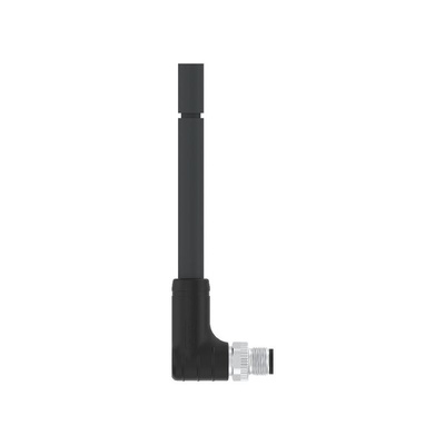 TE Connectivity Right Angle Male 5 way M12 to Unterminated Sensor Actuator Cable, 3m
