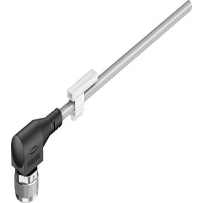 Right Angle M12 to Pigtail Cable, 5m