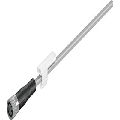 Straight Female 3 way M8 to 3 way Unterminated Cable, 5m