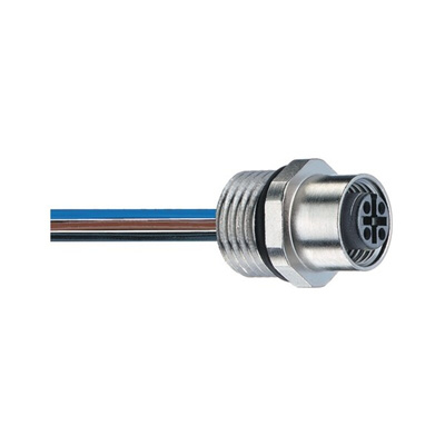 Lumberg Automation Straight Female 4 way M12 to Sensor Actuator Cable, 500mm