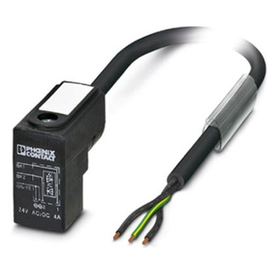 Phoenix Contact 3 way DIN 43650 Form C to 3 way Unterminated Sensor Actuator Cable, 1.5m
