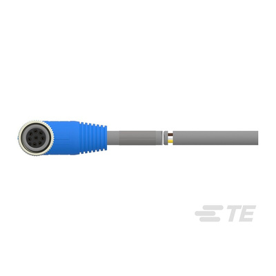 TE Connectivity Female 8 way M12 to Sensor Actuator Cable
