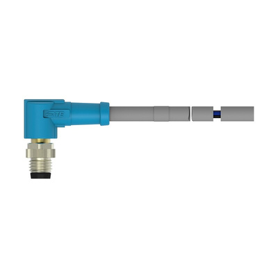 TE Connectivity Male 3 way M8 to Sensor Actuator Cable, 5m