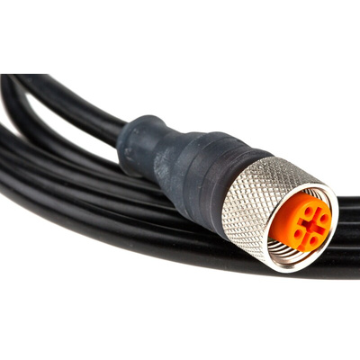 Lumberg Automation Straight Female 4 way M12 to Unterminated Sensor Actuator Cable, 2m