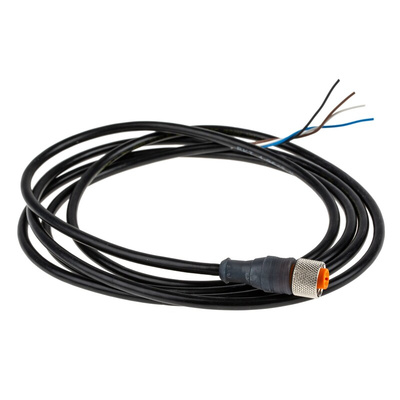 Lumberg Automation Straight Female 4 way M12 to Unterminated Sensor Actuator Cable, 2m