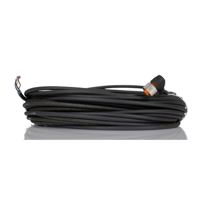 Lumberg Automation Right Angle Female 4 way M12 to Unterminated Sensor Actuator Cable, 20m