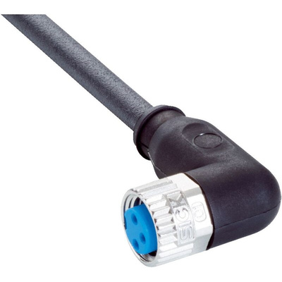 Sick Female 3 way M8 to Unterminated Sensor Actuator Cable, 10m