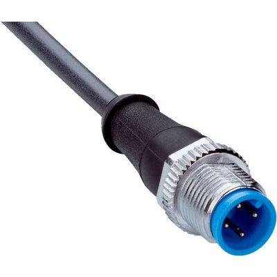 Sick Male 4 way M12 to Unterminated Sensor Actuator Cable, 15m