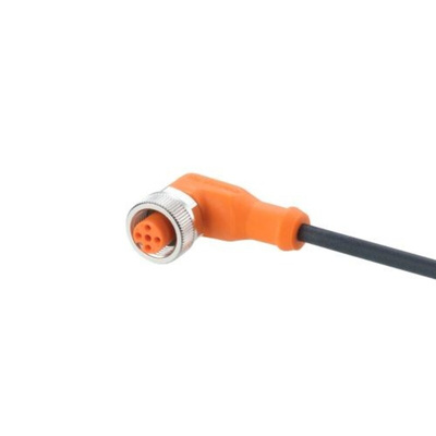 ifm electronic Right Angle Female 5 way M12 to Unterminated Sensor Actuator Cable, 3.5m