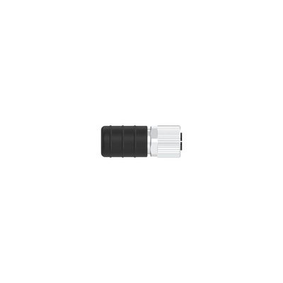 TE Connectivity Female 5 way M12 to Right Angle Female 5 way M12 Sensor Actuator Cable, 1.5m