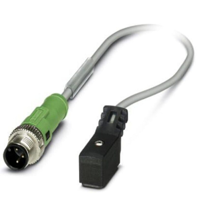 Phoenix Contact Straight Male M12 to Festo ZC Sensor Actuator Cable, 600mm