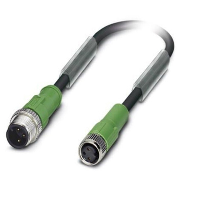 Phoenix Contact Male M12 to Straight Female M8 Sensor Actuator Cable, 2m