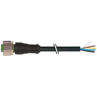 Murrelektronik Limited Straight Female 5 way M12 to Connector & Cable, 10m