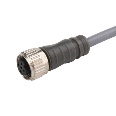 Carlo Gavazzi Straight Female 3 way M12 to Connector & Cable, 5m