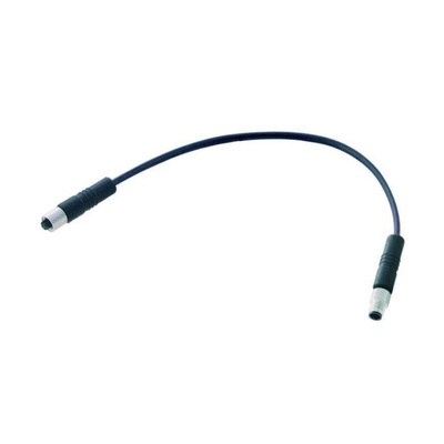 HARTING Straight Male 3 way M5 to Straight Female 3 way M5 Cable, 2m