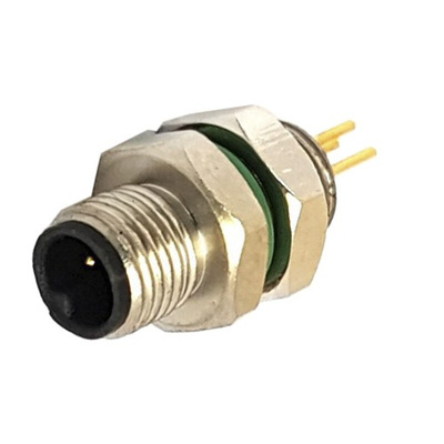 Bulgin Straight Male 5 way M8 to Unterminated Sensor Actuator Cable, 100mm