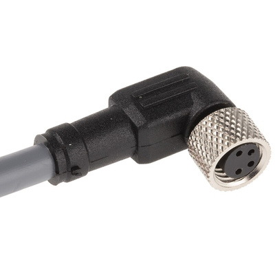 Alpha Wire Right Angle Female 3 way M8 to Unterminated Sensor Actuator Cable, 3m