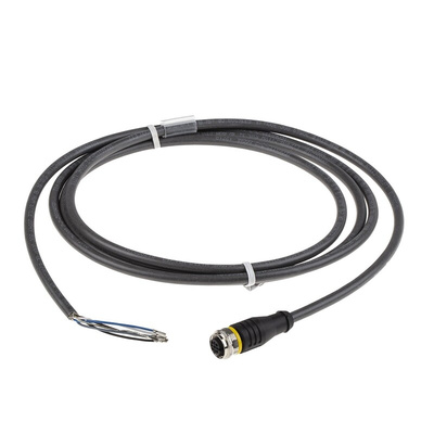 Turck Straight Female 5 way M12 to Unterminated Sensor Actuator Cable, 2m