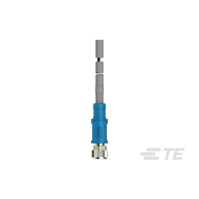 TE Connectivity Straight Female 4 way M8 to Unterminated Sensor Actuator Cable, 5m