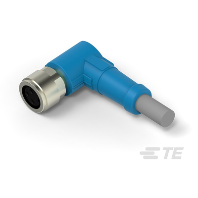 TE Connectivity Female 3 way M8 to Sensor Actuator Cable, 5m