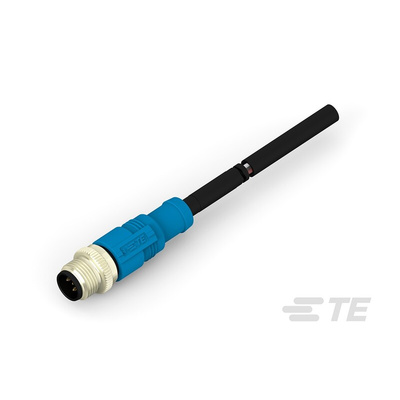 TE Connectivity Male 5 way M12 to Sensor Actuator Cable
