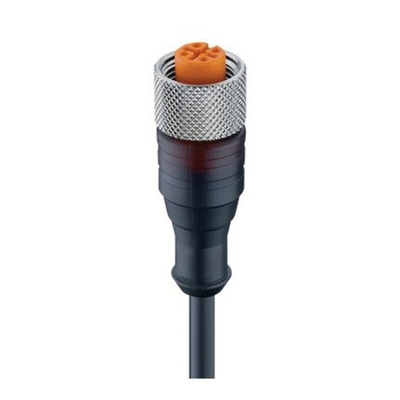 Lumberg Automation Straight Female 4 way M12 to Unterminated Sensor Actuator Cable, 20m
