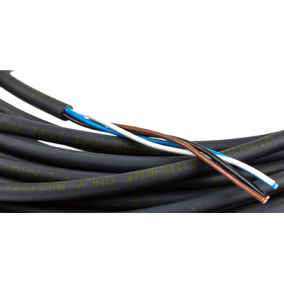 Lumberg Automation Right Angle Female 4 way M12 to Unterminated Sensor Actuator Cable, 15m
