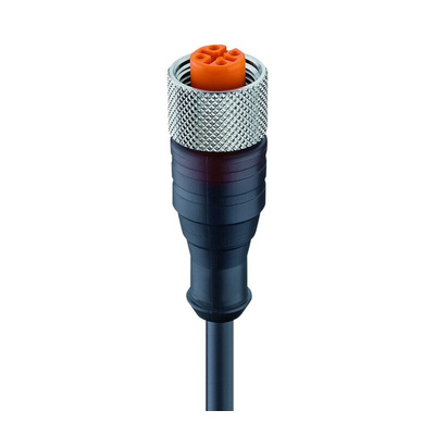 Lumberg Automation Straight Female 4 way M12 to Unterminated Sensor Actuator Cable, 10m