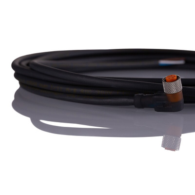 Lumberg Automation Right Angle Female 4 way M8 to Unterminated Sensor Actuator Cable, 5m