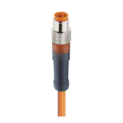 Lumberg Automation Straight Male 4 way M8 to Unterminated Sensor Actuator Cable, 2m