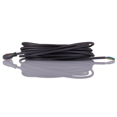 Lumberg Automation Right Angle Female 5 way M12 to Unterminated Sensor Actuator Cable, 10m
