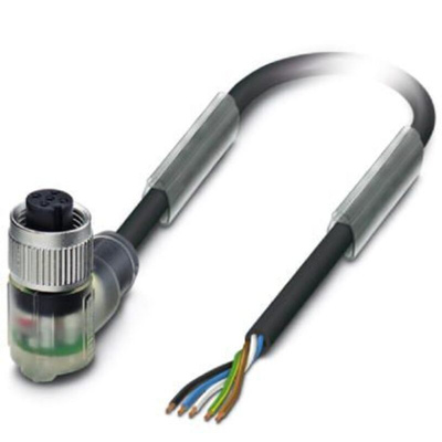Phoenix Contact Female M12 to Sensor Actuator Cable, 3m