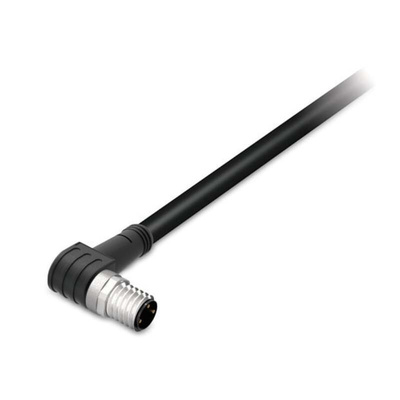 Wago Right Angle Male 3 way M8 to Unterminated Actuator/Sensor Cable, 1.5m