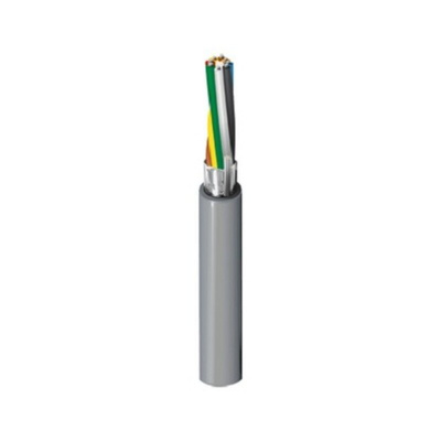 Belden Multicore Industrial Cable, 0.22 mm², 8 Cores, 24 AWG, Screened, 305m, Chrome Sheath