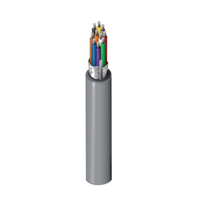 Belden Stranded Multicore Industrial Cable, 0.22 mm², 10 Cores, 24 AWG, Screened, 305m, Chrome Sheath