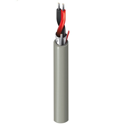 Belden Twisted Pair Data Cable, 1 Pairs, 0.25 mm², 2 Cores, 24 AWG, Screened, 305m, Chrome Sheath